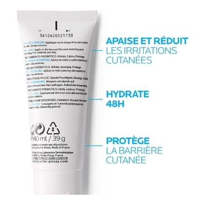 40ML LA ROCHE POSAY TOLERIANE SENSITIVE Crème riche hydratante 48h peaux sèches  1 of 4 