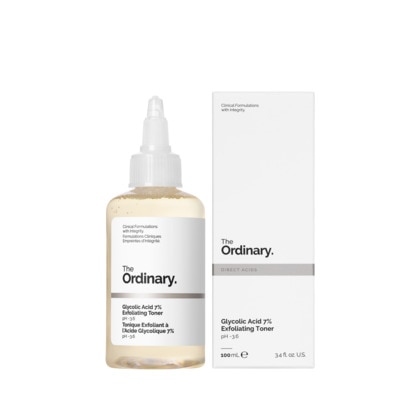 100ML THE ORDINARY UNIFORMITÉ & ÉCLAT Tonique exfoliant à l'acide glycolique 7%  1 of 4 