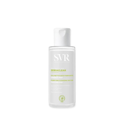 75ML LABORATOIRE SVR SEBIACLEAR EAU MICELLAIRE Eau nettoyante purifiante et matifiante pour peaux acnéiques sensibles 1 of 1