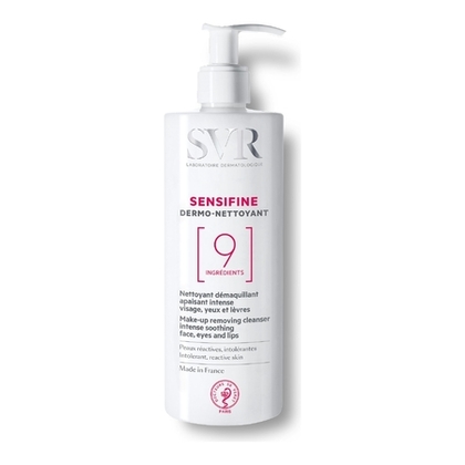 400ML LABORATOIRE SVR SENSIFINE Nettoyant démaquillant apaisant intense visage,yeux et lèvres  1 of 1 