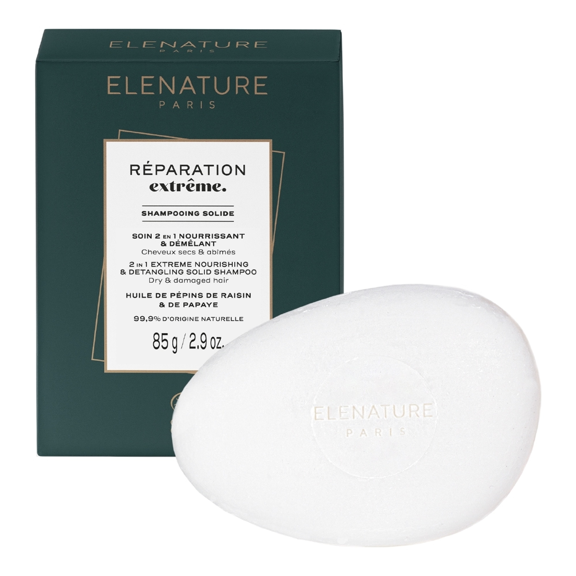 Shampooing solide nourrissant & restructurant