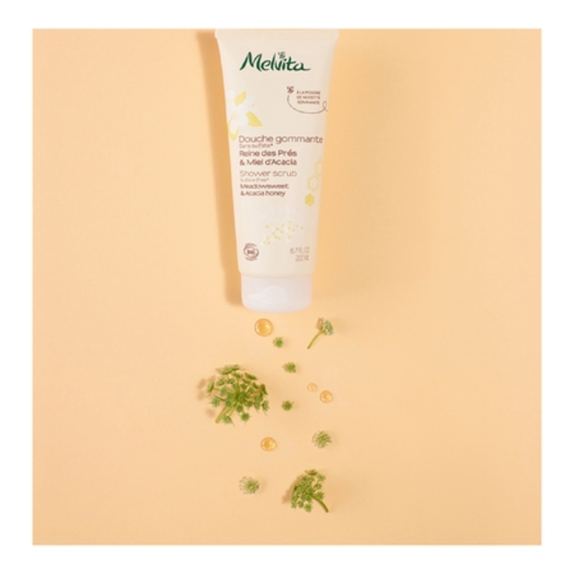 Gommage de douche fruits jaunes