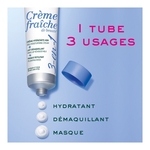 100ML Nuxe CRÈME FRAÎCHE DE BEAUTÉ® Crème 3-en-1 hydratante 48h + lait démaquillant + masque repulpant  2 of 3 Crème 3-en-1 hydratante 48h + lait démaquillant + masque repulpant