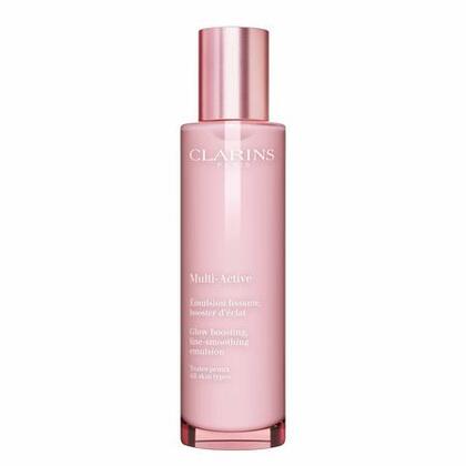 100ML Clarins MULTI-ACTIVE Emulsion lissante, booster d’éclat – toutes peaux  1 of 4 