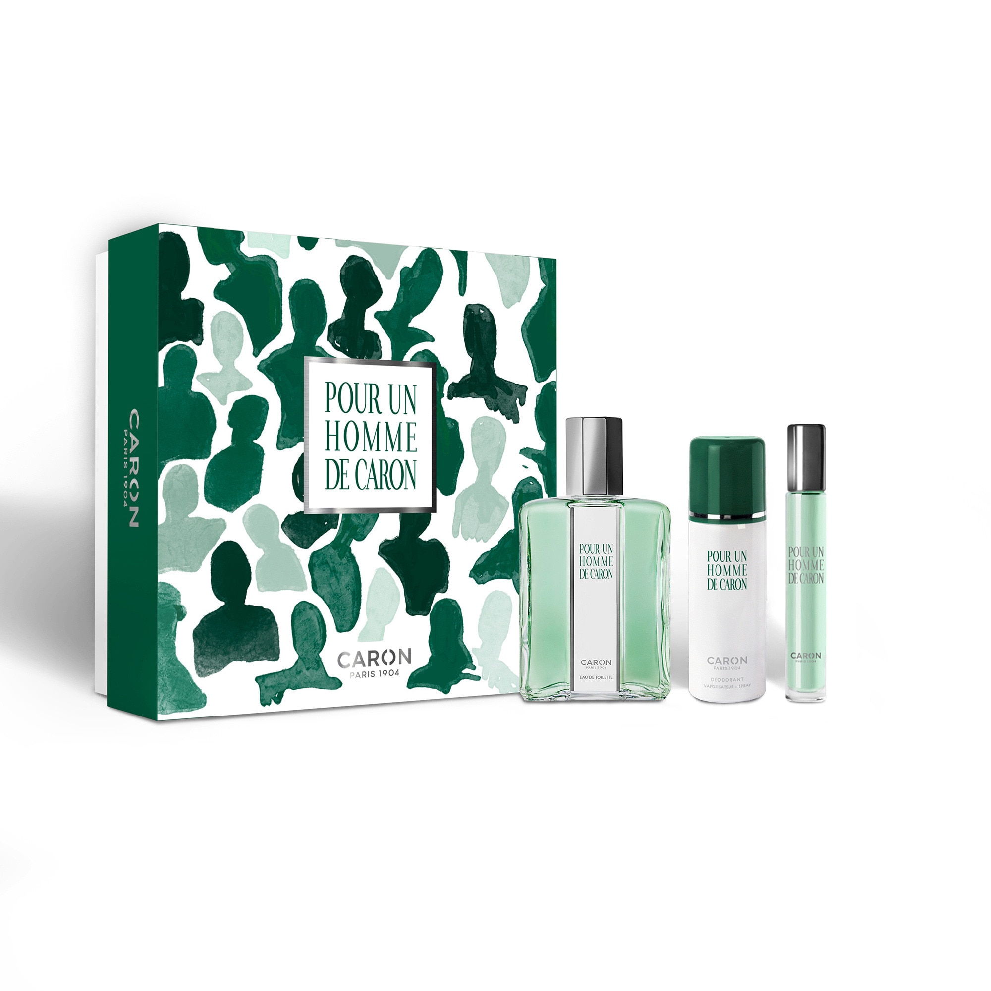 CARON POUR UN HOMME DE CARON Coffret - eau de toilette + déodorant + format voyage 1 of 1