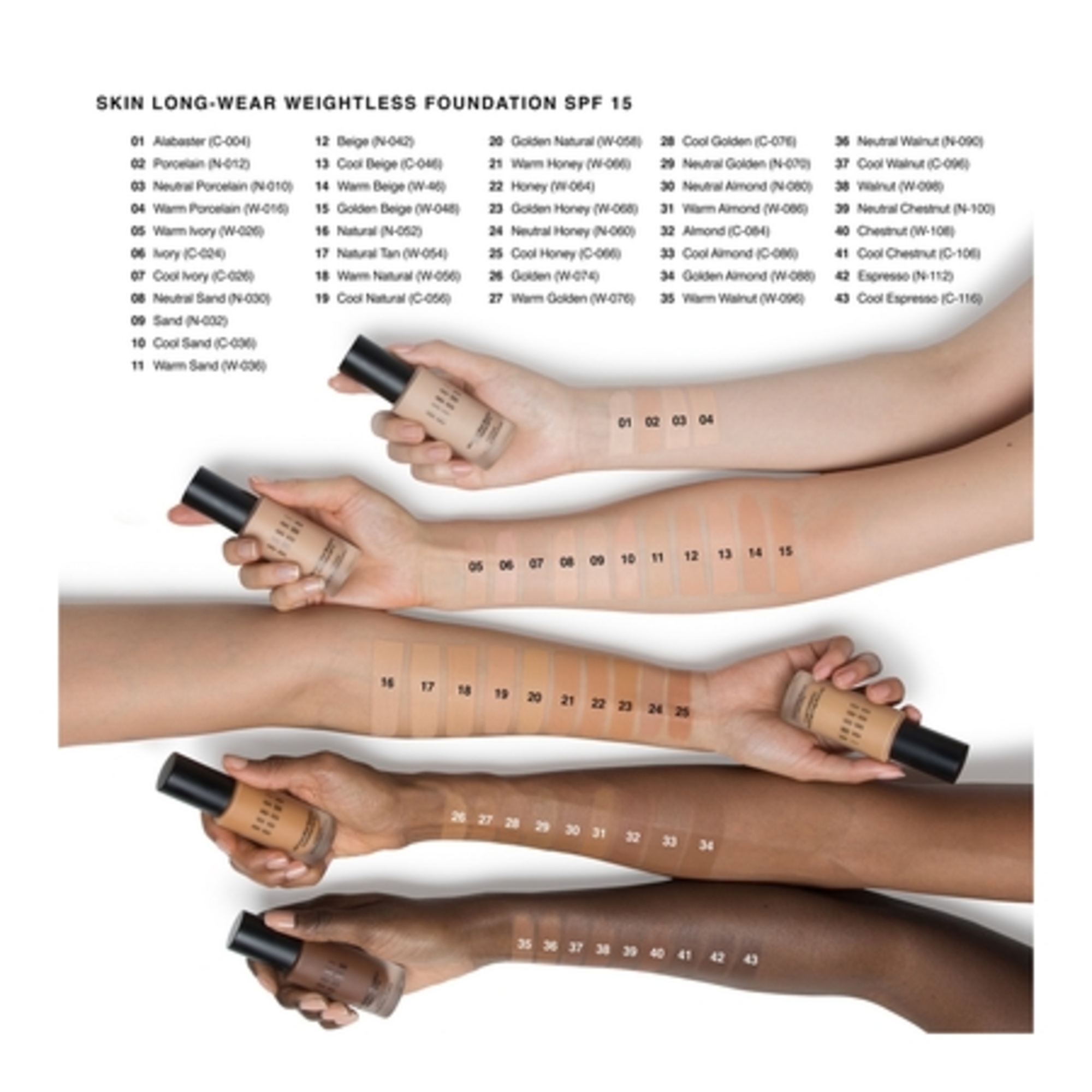 Fond de teint longue tenue ultra-léger couvrance parfaite fini mat - SPF15 format voyage