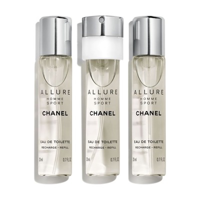 Chanel - Allure Homme Sport - Eau De Toilette Vaporisateur De Voyage - Recharge - 60ml