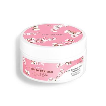 220ML SKIN.SYSTÈME BATH&BODY Gommage corps hydratant fleurs de cerisier & coton  1 of 3 