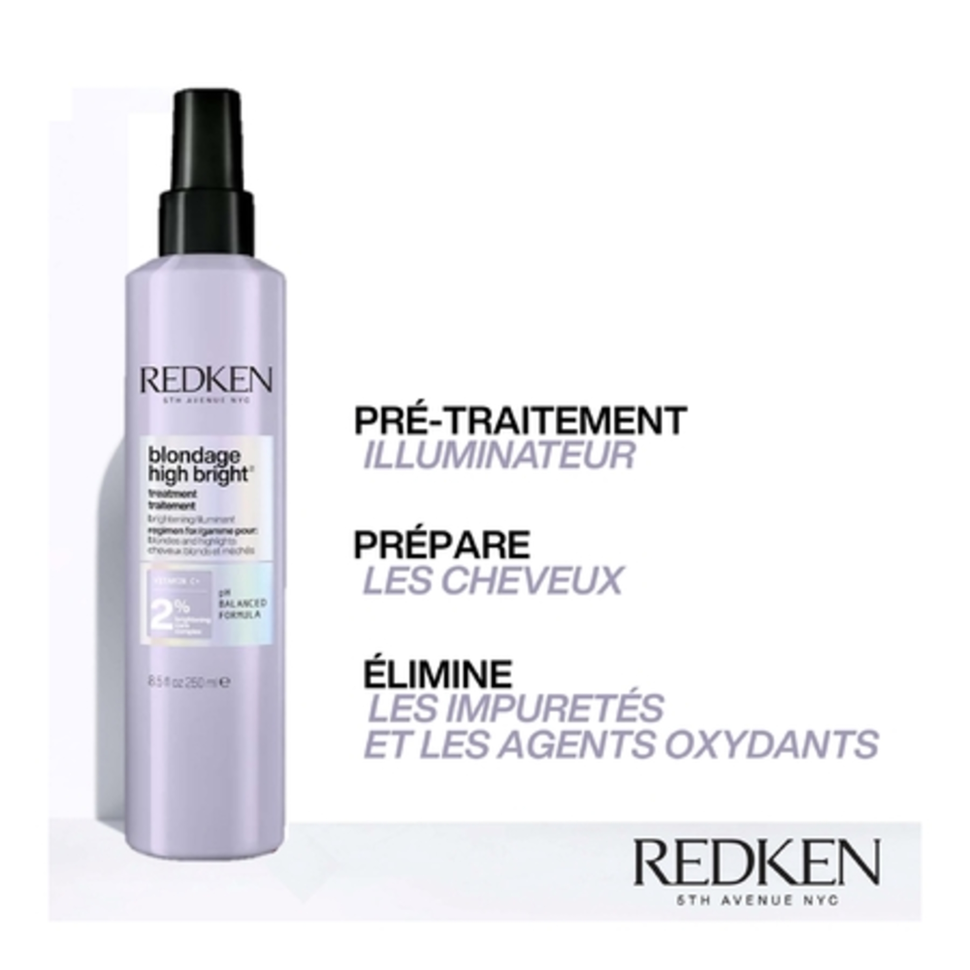 Pré-shampooing éclat pour cheveux blonds