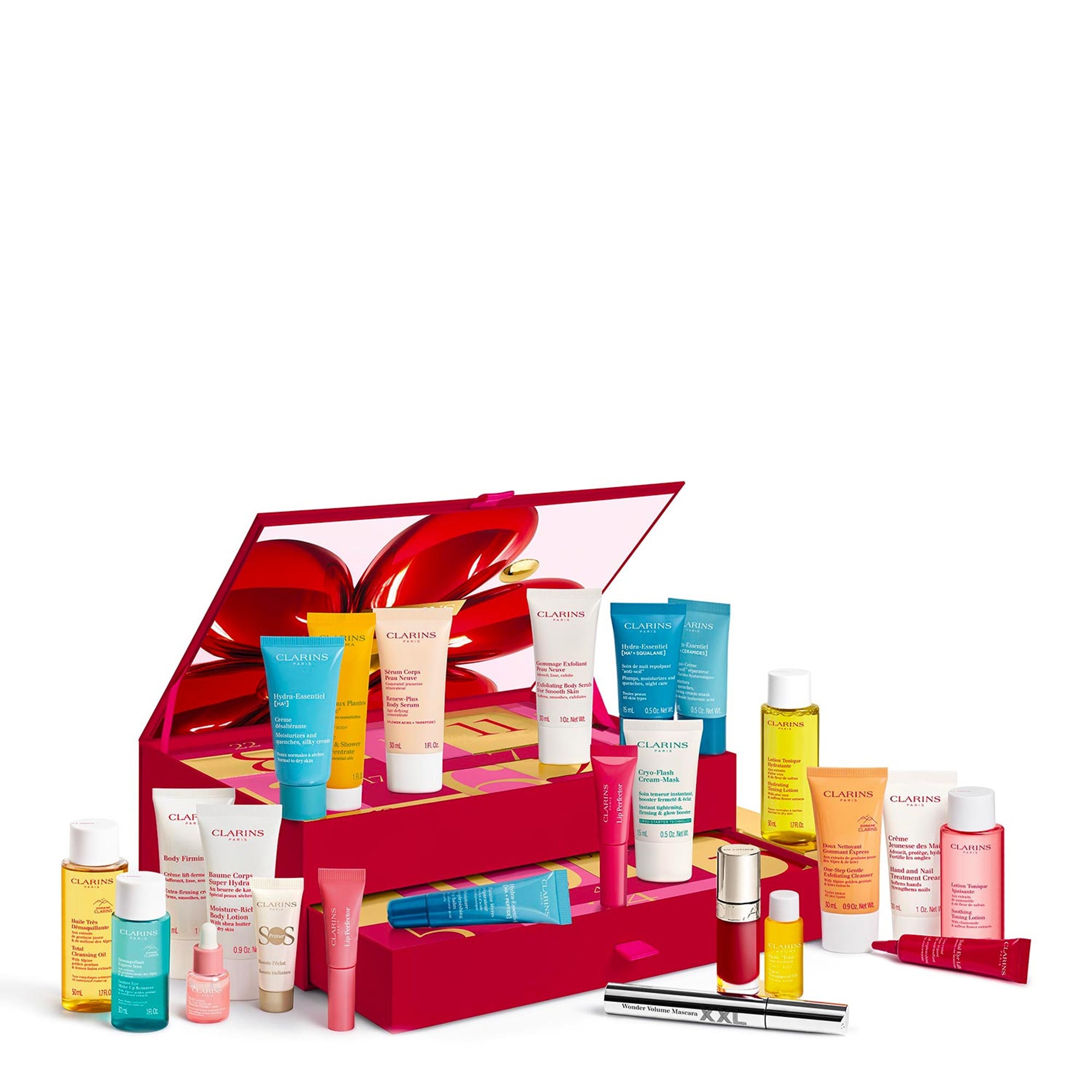 Clarins CALENDRIER DE L'AVENT 24 CASES Calendrier 24 cases 1 of 3 Calendrier 24 cases