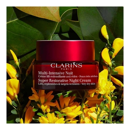 50mL Clarins MULTI-INTENSIVE Crème lift-redensifiante anti-rides nuit - peaux très sèches  1 of 4 