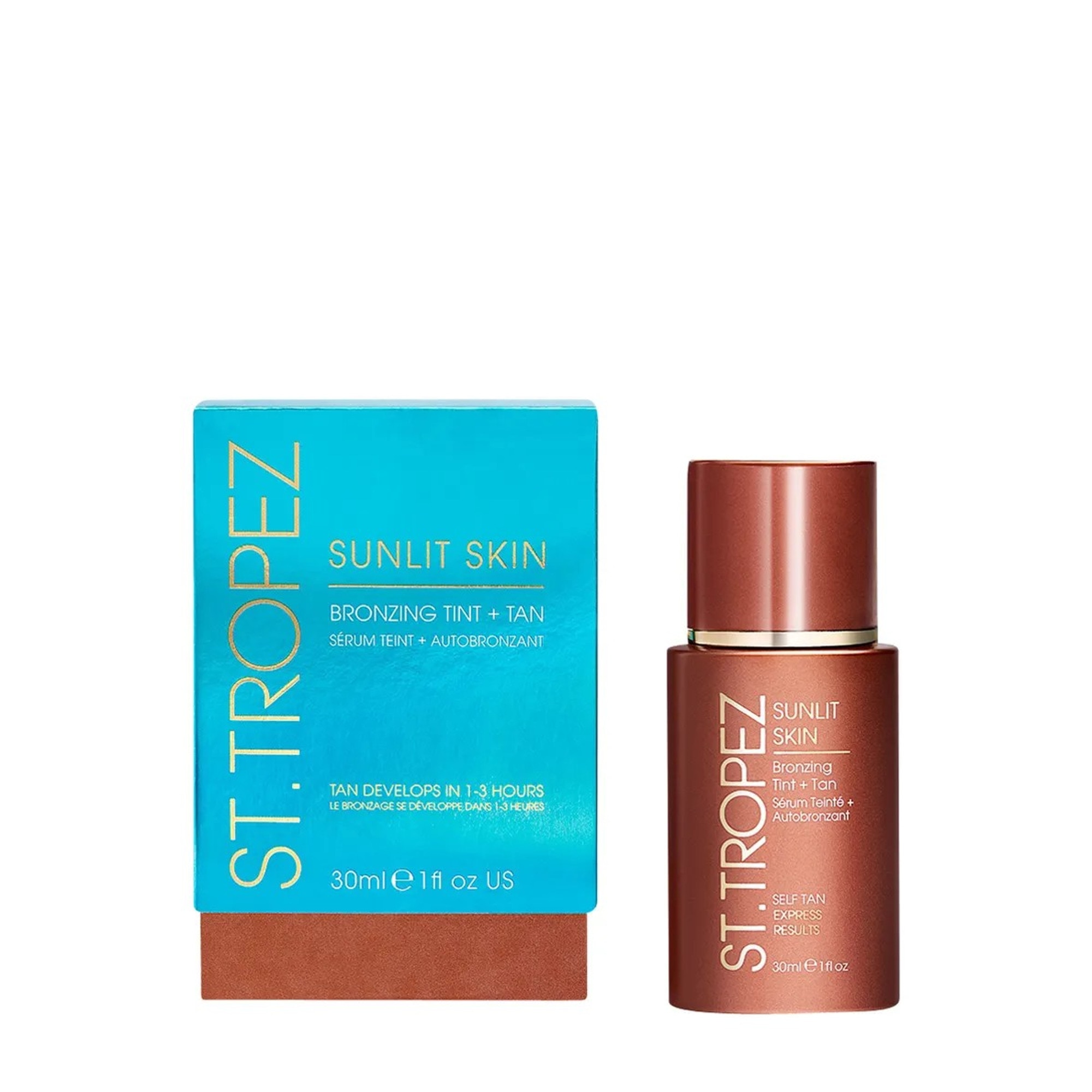 Sérum teinté autobronzant - sunlit skin self tan express