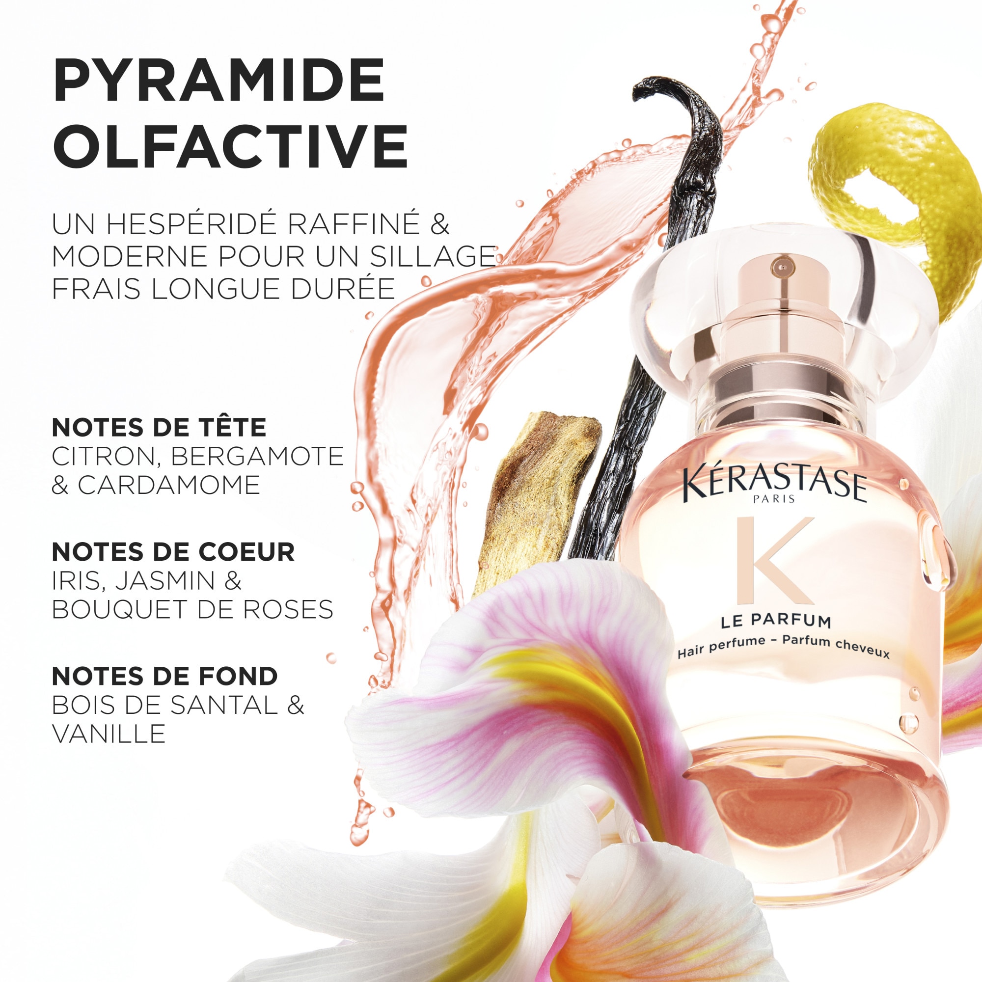 Parfum nomade pour tous types de cheveux