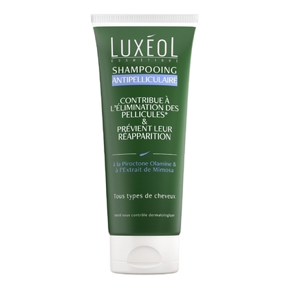 200ML Luxeol SHAMPOOING ANTIPELLICULAIRE Contribue à l'élimination des pellicules et prévient leur réapparition - Tous les types de cheveux  1 of 3 