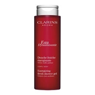 200ML Clarins AROMA EAU DYNAMISANTE Gel douche énergisant & tonifiant  1 of 2 