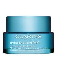 50mL Clarins HYDRA-ESSENTIEL Crème riche désaltérante - peaux très sèches  1 of 2 