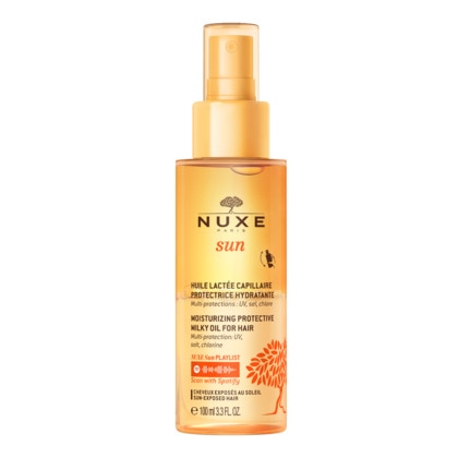 100ML Nuxe NUXE SUN Huile lactée capillaire protectrice hydratante  1 of 4 