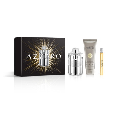  AZZARO WANTED Coffret eau de parfum, gel douche et format voyage  1 of 4 