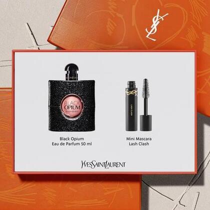 Coffret eau de parfum +mascara + trousse