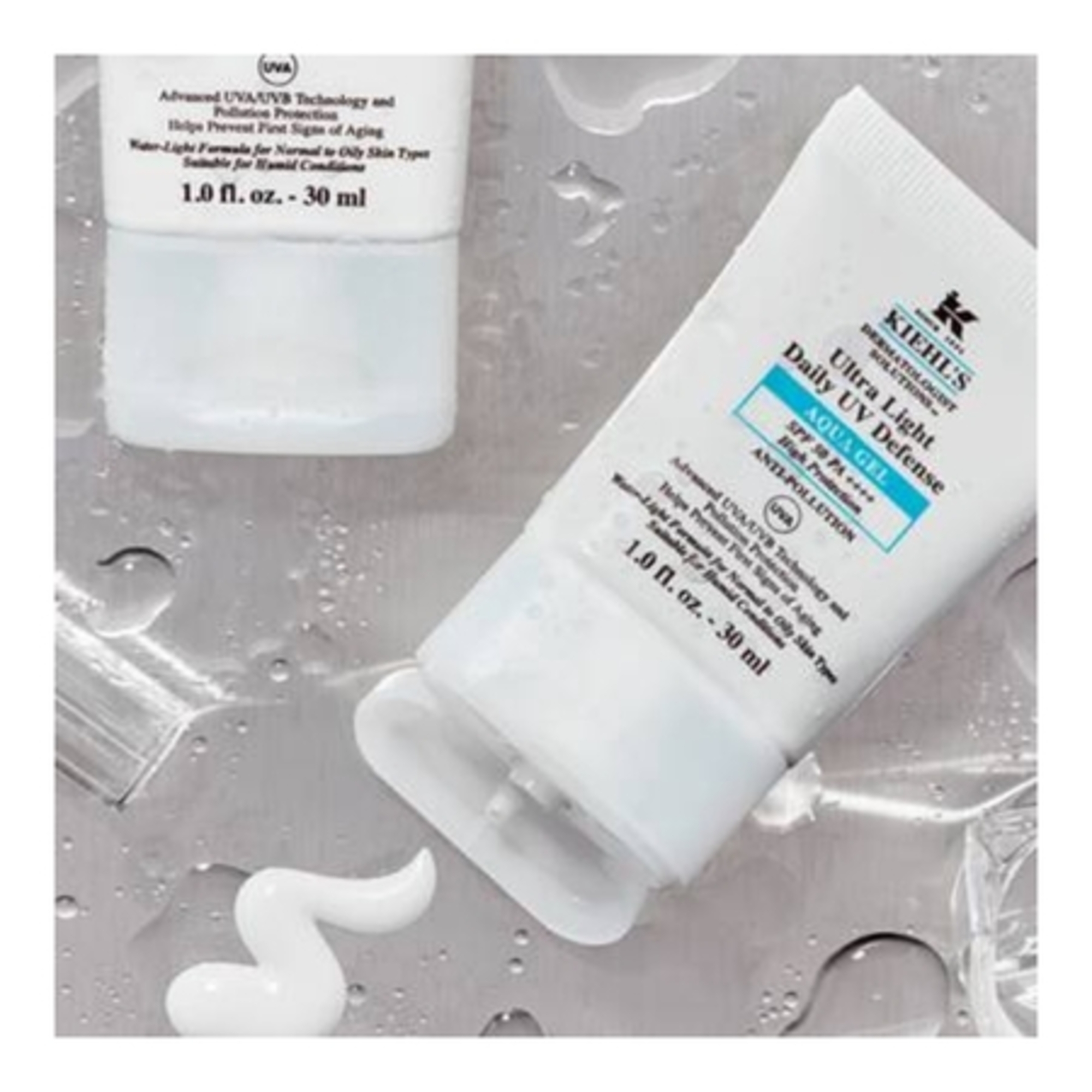 Gel solaire visage SPF50 anti-pollution peaux normales à grasses