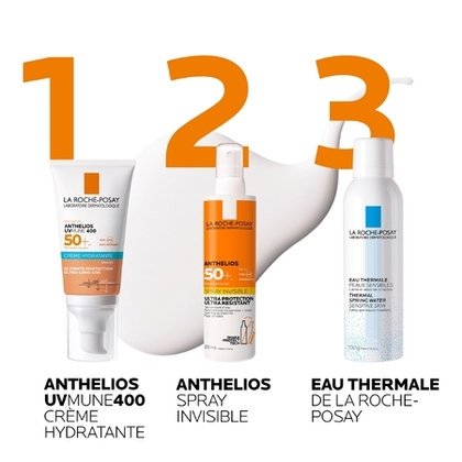 50mL LA ROCHE POSAY ANTHELIOS UVMUNE 400 Crème solaire hydratante teintée très haute protection SPF 50+  1 of 4 