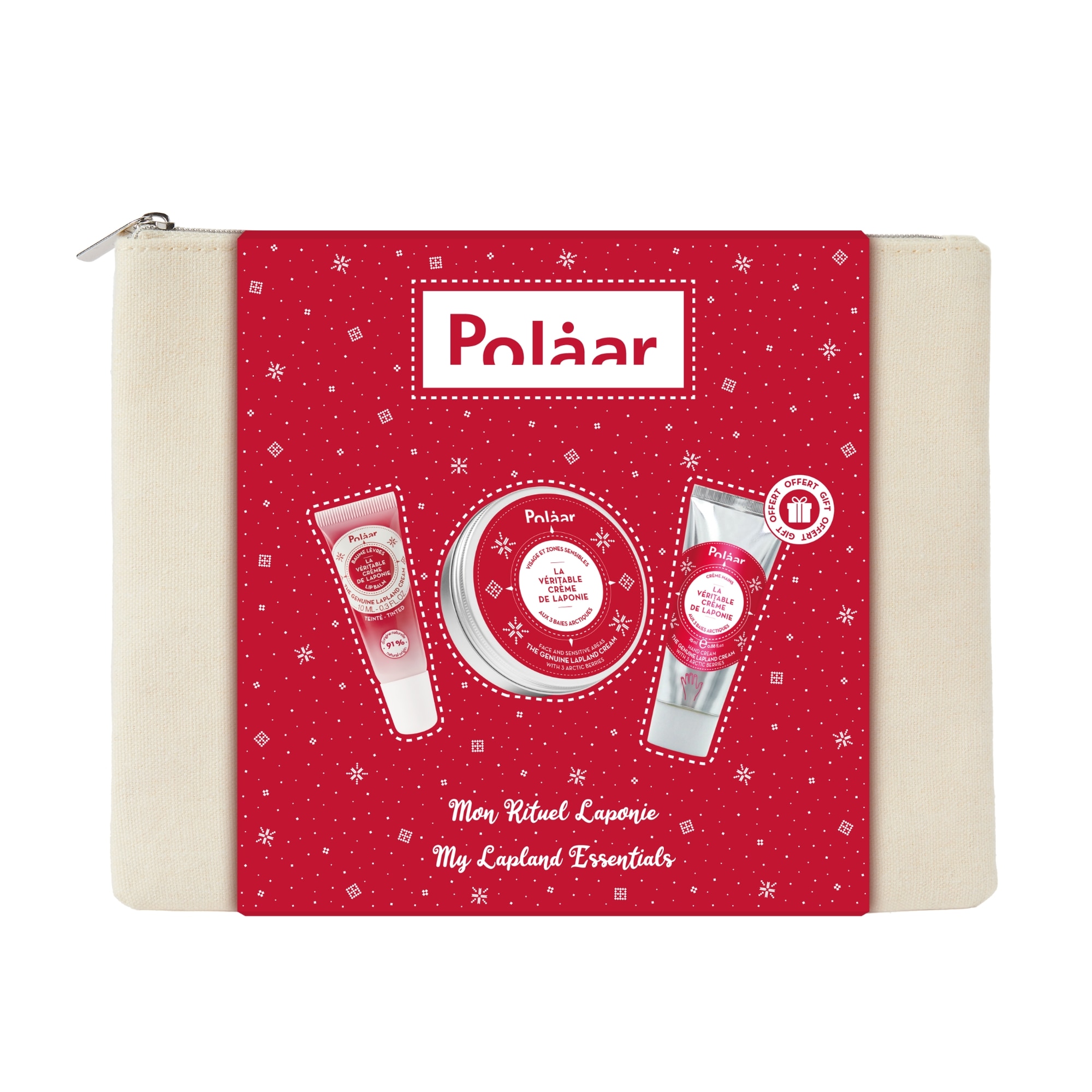 Polaar - La Véritable Crème De Laponie - Trousse Mon Rituel Laponie