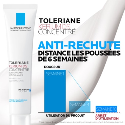 40ML LA ROCHE POSAY TOLERIANE Soin apaisant anti-squames anti-rechutes  1 of 3 