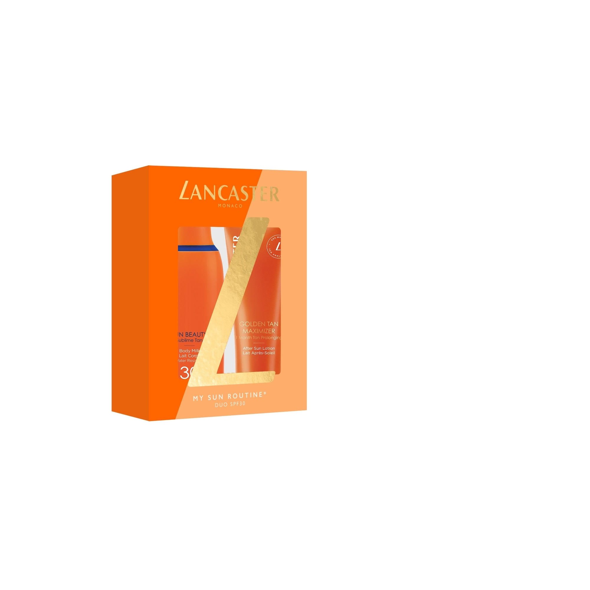 Lait corps spf30 + lotion après-soleil golden tan maximizer visage et corps
