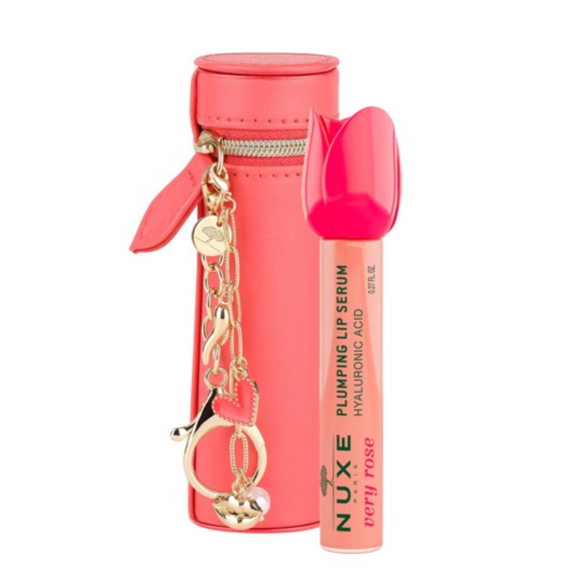 8ML Nuxe VERY ROSE Sérum lèvres repulpant avec étui & charms 1 of 4