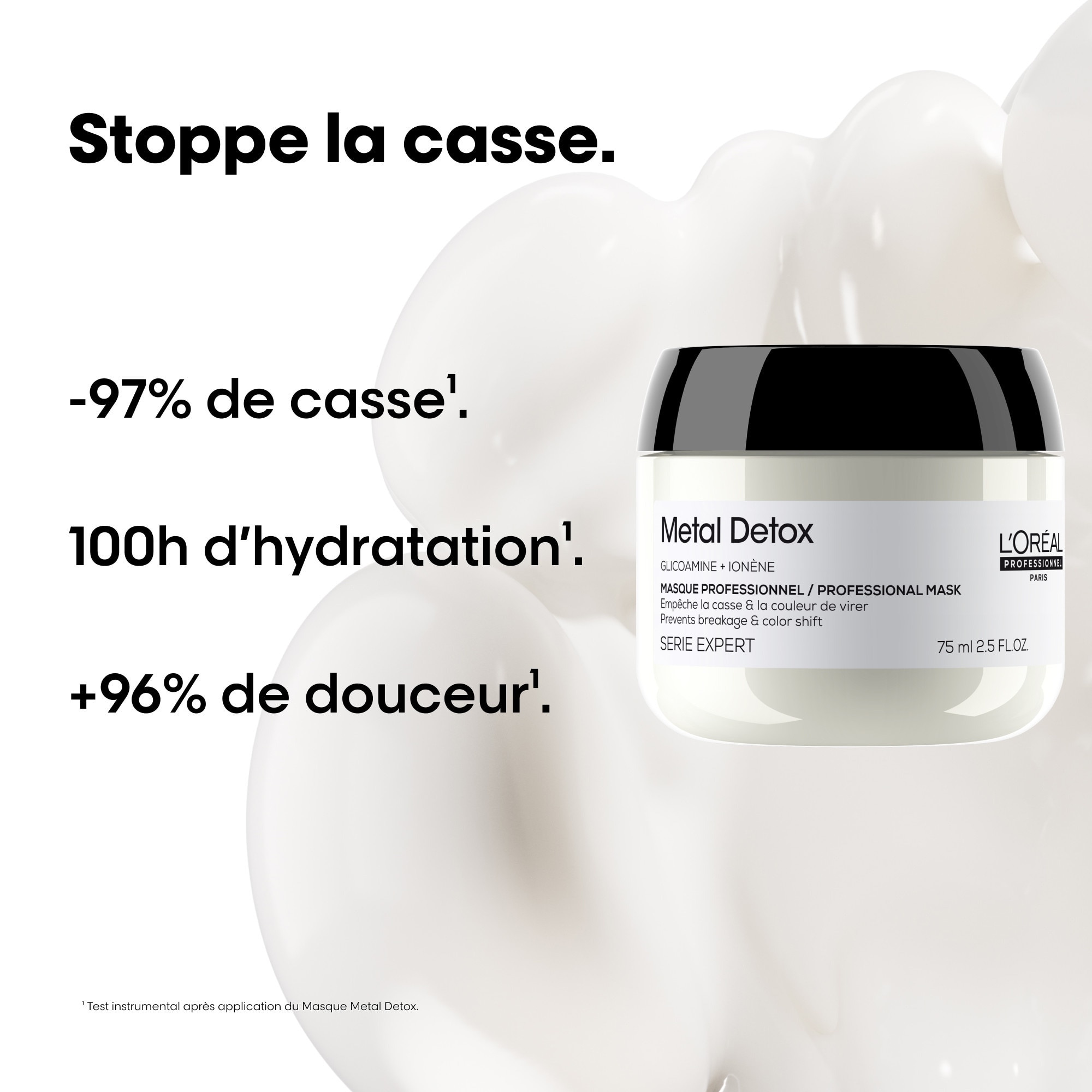 75ML L'ORÉAL PROFESSIONNEL SERIE EXERT METAL DETOX Masque protecteur  1 of 2 
