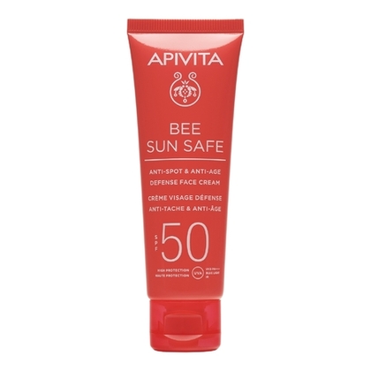 50ML APIVITA BEE SUN SAFE Crème visage défense anti-tache & Anti-Âge SPF50  1 of 2 