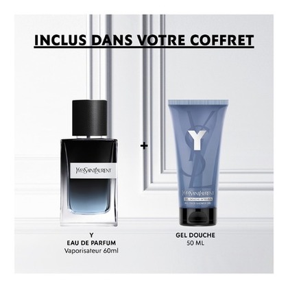 Yves Saint Laurent Y Coffret Fête des Pères Eau de Parfum Y & Gel Douche - Parfum Homme YSL