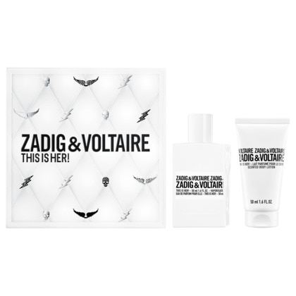  ZADIG & VOLTAIRE THIS IS HER Coffret eau de parfum + lait pour le corps  1 of 4 