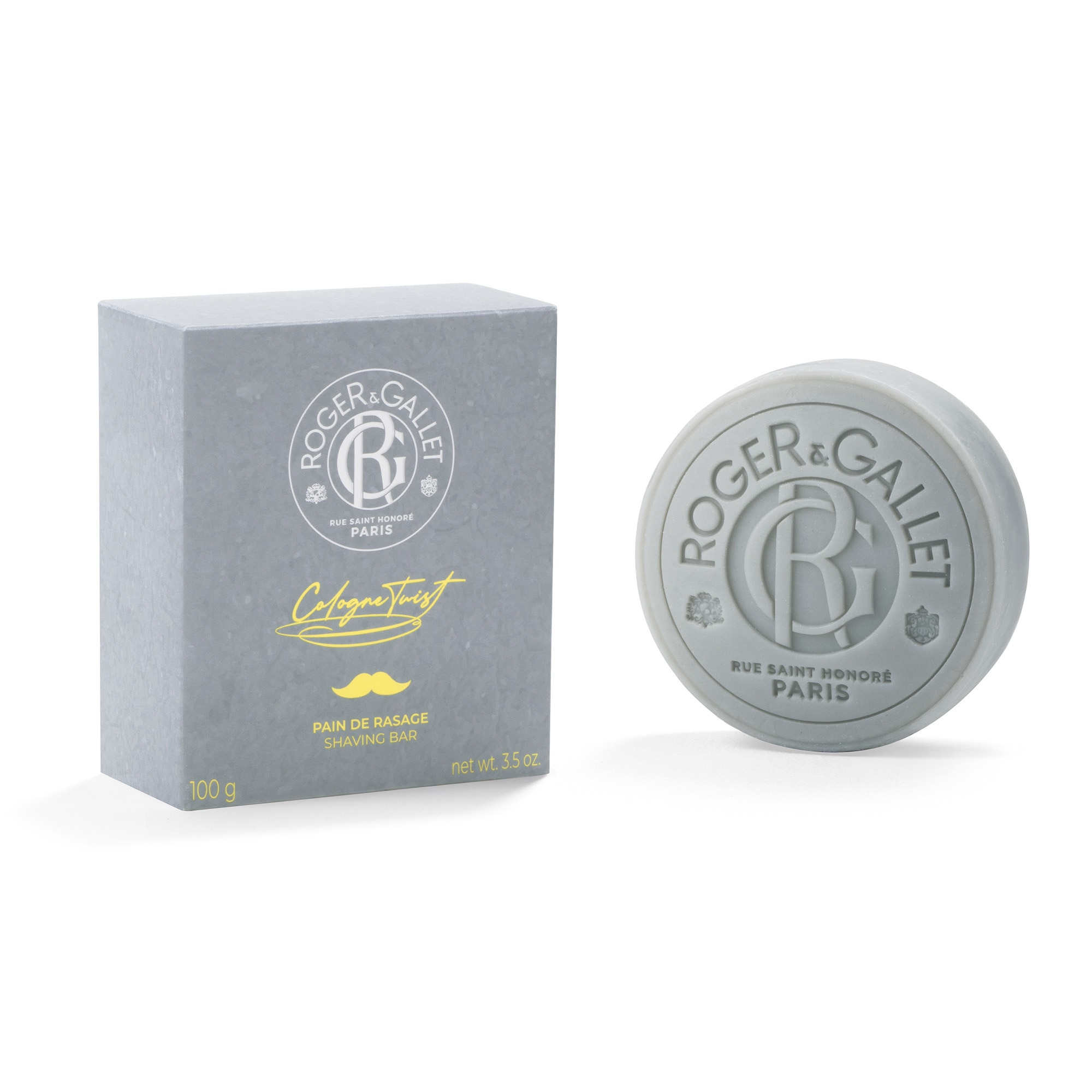 100G Roger & Gallet COLOGNE TWIST Pain de rasage 1 of 1