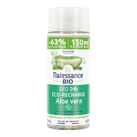 150ml Natessance DÉODORANTS BIO Recharge déodorant aloe vera  1 of 2 