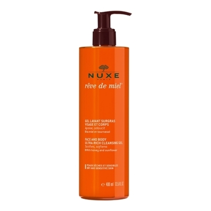 400ML Nuxe REVE DE MIEL Gel Lavant Surgras Visage et Corps  1 of 4 