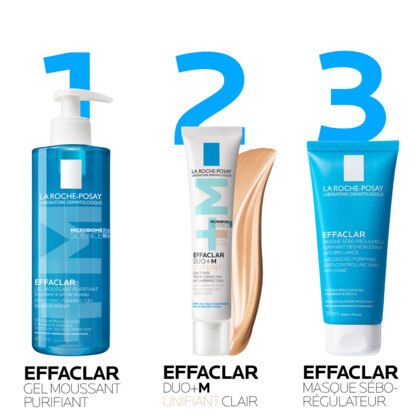  LA ROCHE POSAY EFFACLAR Gel crème anti-imperfections unifiant  1 of 4 