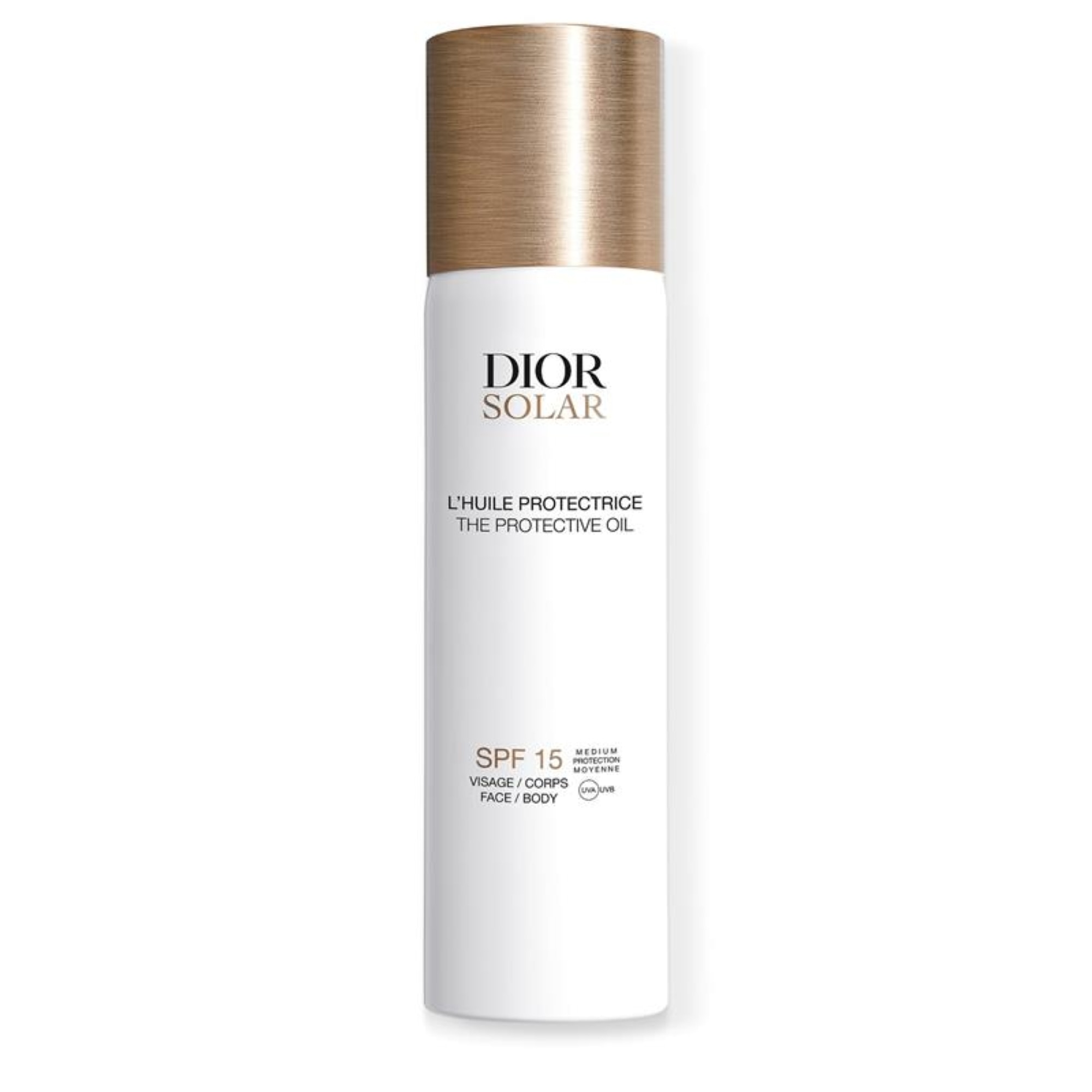 Dior Solar - L'huile Protectrice Visage Et Corps Spf 15- Spray Solaire - 125ml