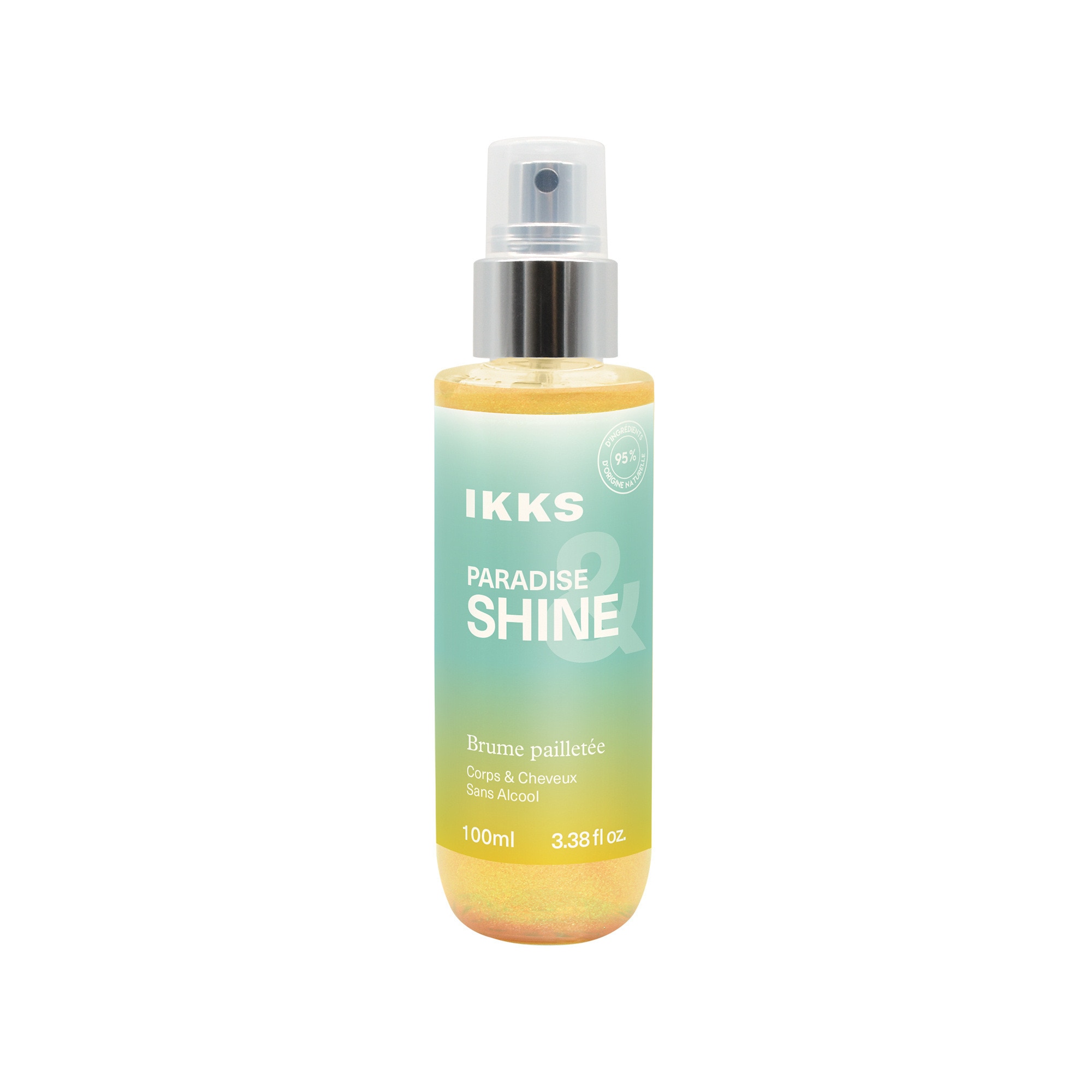 100ML Ikks PARADISE & SHINE Brume pailletée - sans alcool  Brume pailletée - sans alcool
