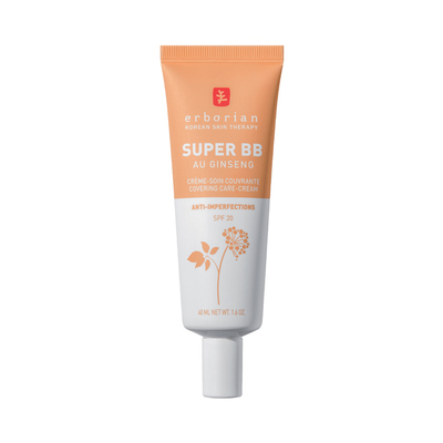 Erborian - Super Bb Au Ginseng - Crème Soin Couvrant Anti-imperfections - Chocolat - 15ml