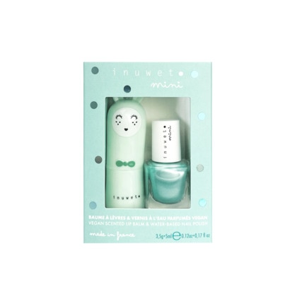  INUWET VERNIS KIDS Coffret vernis kids à l'eau et baume à lèvres  1 of 2 