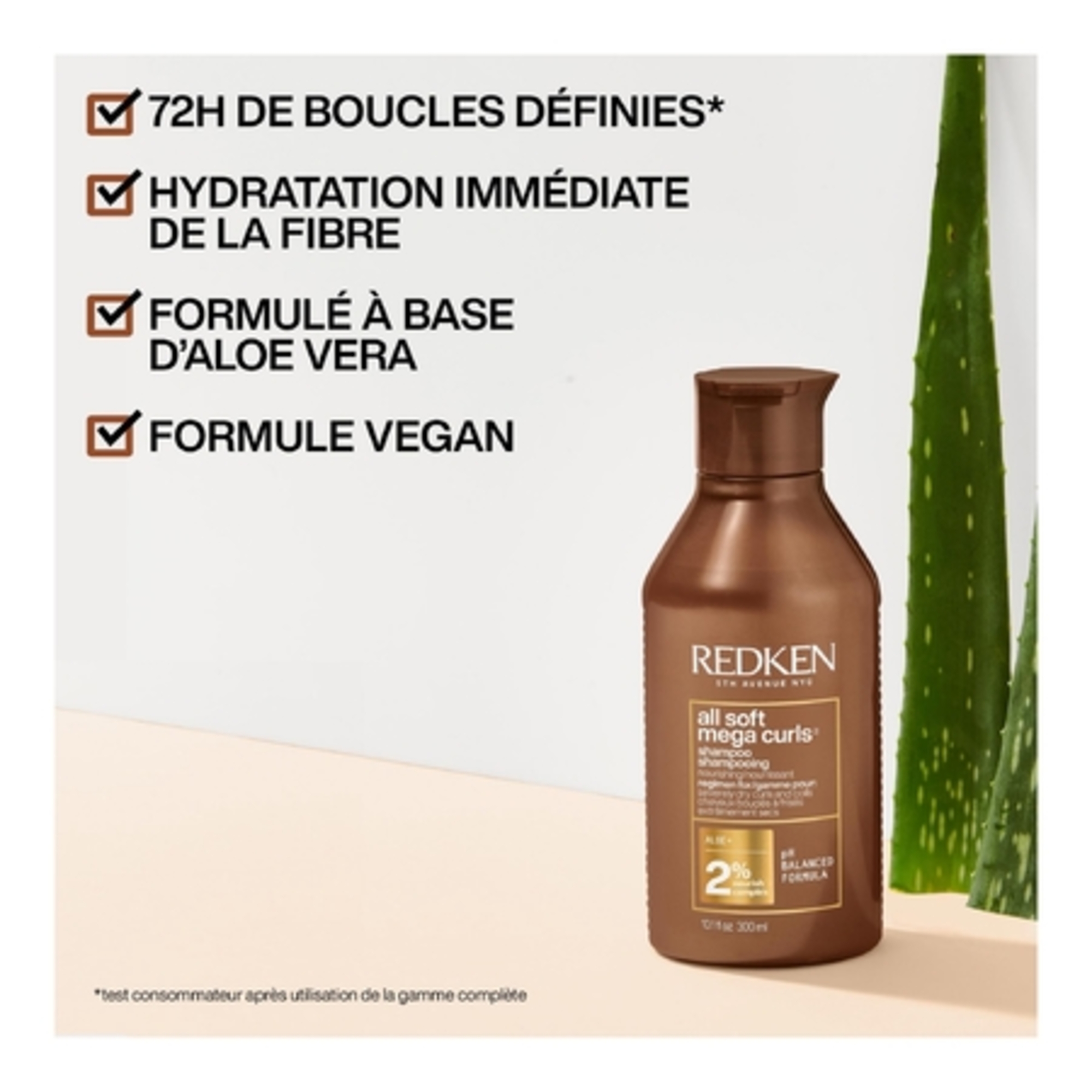 Shampooing nourrissant pour cheveux très secs, bouclés à crépus