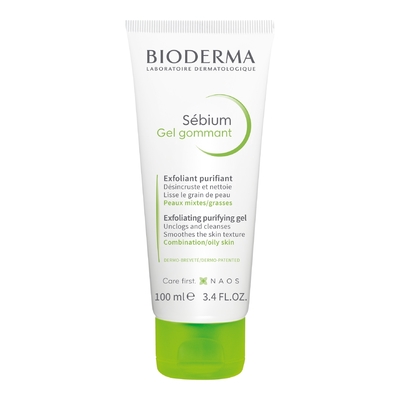 BIODERMA - Sébium - Gel Gommant Exfoliant Purifiant Peau Mixte À Grasse - 100ml
