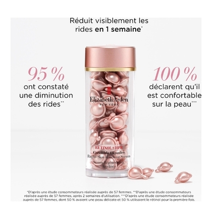 14ML Elizabeth Arden CERAMIDE Retinol + hpr ceramide capsules sérum régénération accélérée 30 pièces  1 of 4 