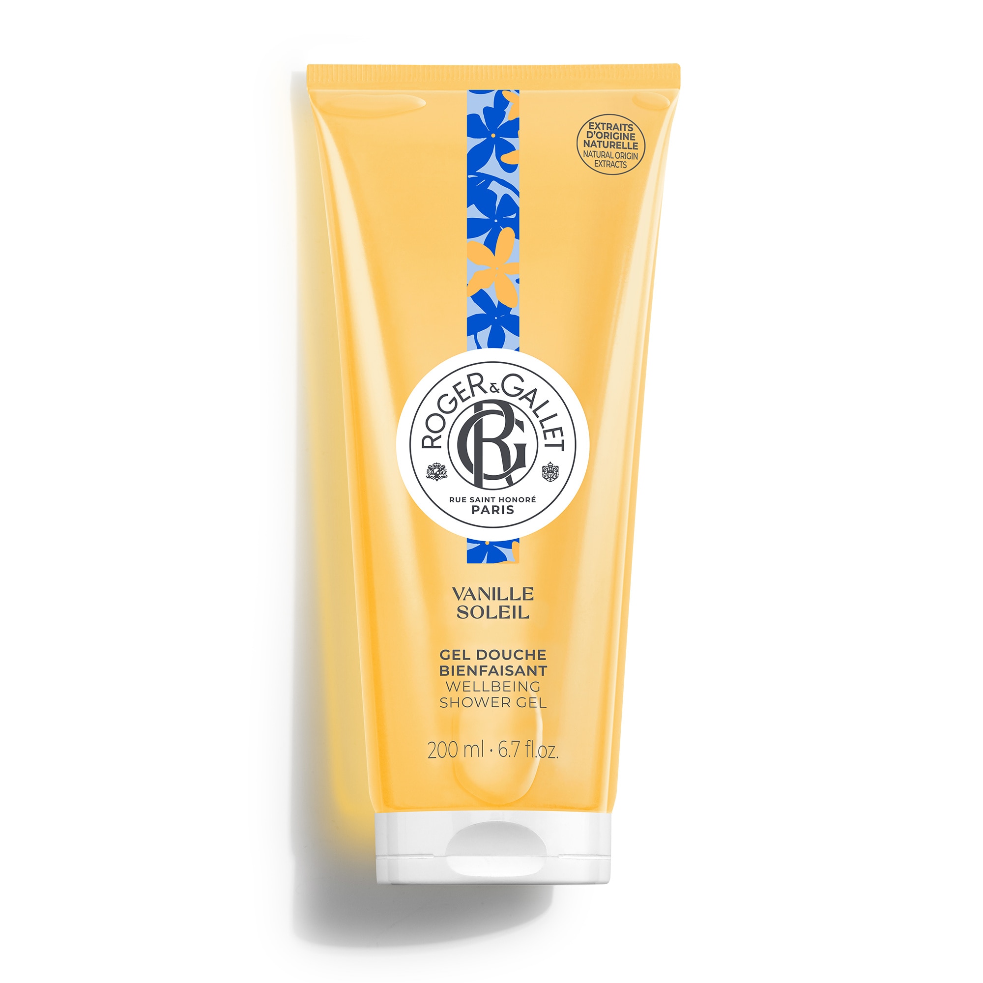 Roger & Gallet - Vanille Soleil - Gel Douche Bienfaisant - 200ml