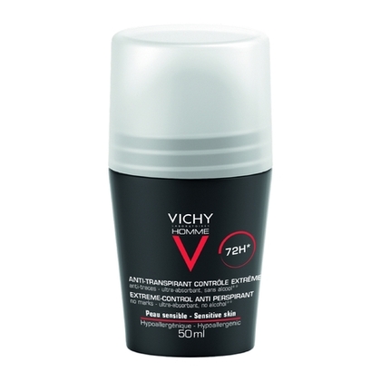 50ML VICHY HOMME V Déodorant 72H anti-transpirant contrôle extrême  1 of 4 