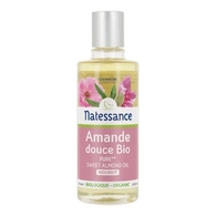 100ML Natessance HUILES - GRANDS FORMATS Huile d'Amande douce bio - 100% pure  1 of 2 