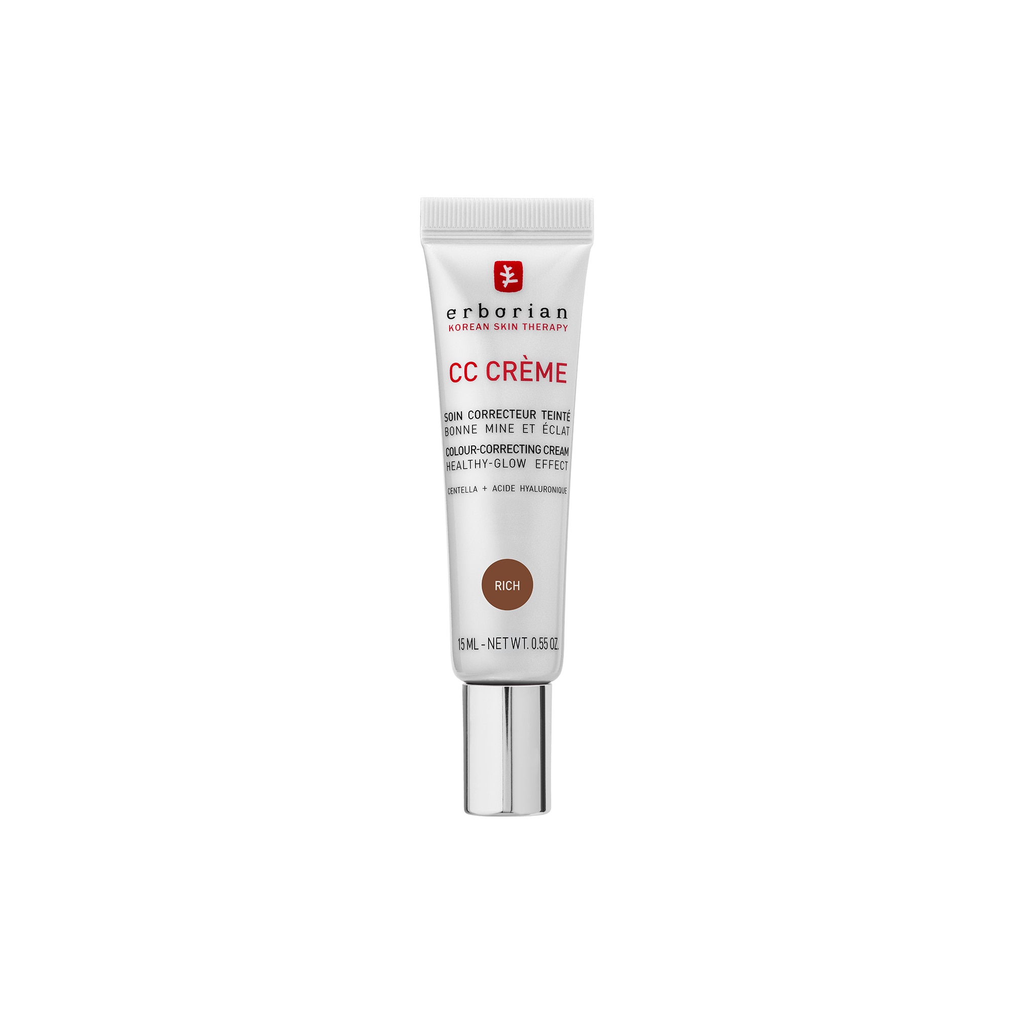 Erborian - Cc Creme - Soin Correcteur Teinté - Bonne Mine & Éclat - Rich - 15ml