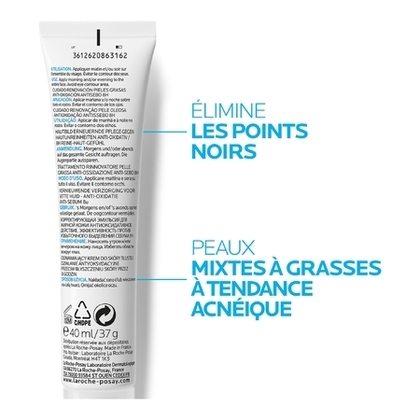 40ML LA ROCHE POSAY EFFACLAR K(+) Soin anti-points noirs, sébum & oxydation 8h  1 of 4 