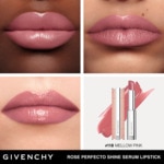  GIVENCHY ROSE PERFECTO SHINE SERUM LIPSTICK Rouge à lèvres brillant et soin  2 of 4 Rouge à lèvres brillant et soin